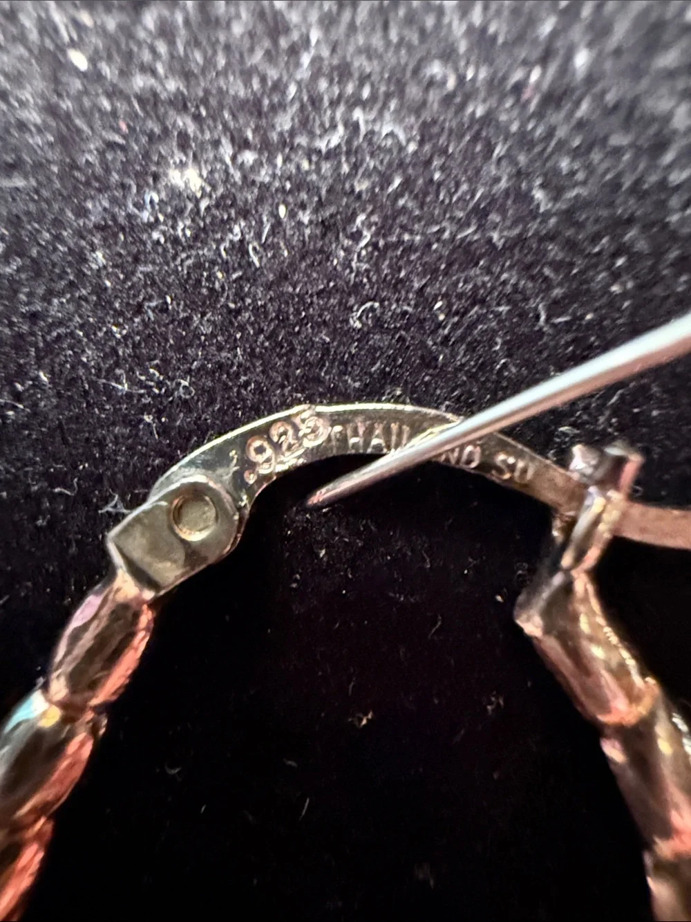 Monet hoop earrings